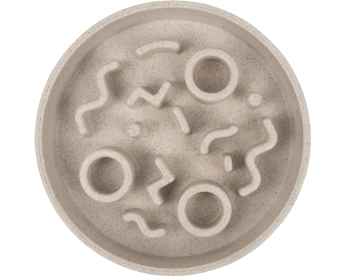 Hundenapf mit Labyrinthmuster zur Futterverlangsamung