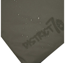 Wasserabweisende Hundedecke mit District 70 Logo und Wassertropfen