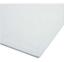 Panneau de plafond blanc en détail