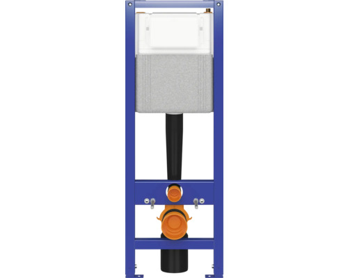 Bâti-support WC avec réservoir de chasse et set de raccordement