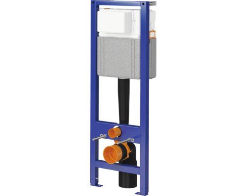 Bâti-support pour WC suspendu avec réservoir de chasse et raccords