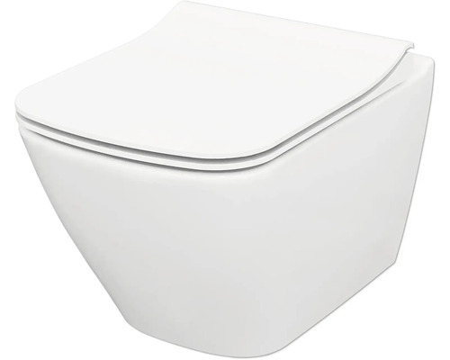 WC suspendu à fond creux avec siège de WC