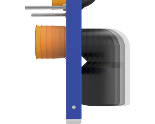 Bâti-support pour WC suspendu avec matériel de fixation