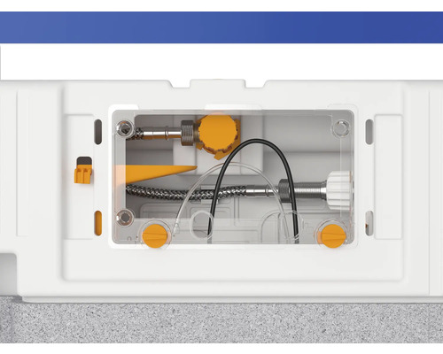 Bâti-support avec détails d''installation