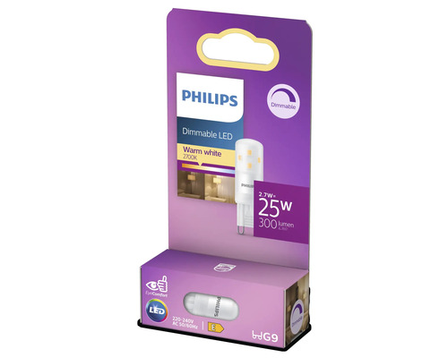 Philips LED Lampe, dimmbar, G9 Sockel
