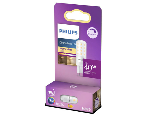 Philips LED-Lampe G9, dimmbar, 4 Watt