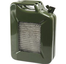 Jerrican de carburant en métal avec fenêtre de visualisation
