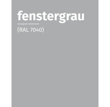 Fenstergrau Farbe mit seidenglänzendem Finish, RAL 7040