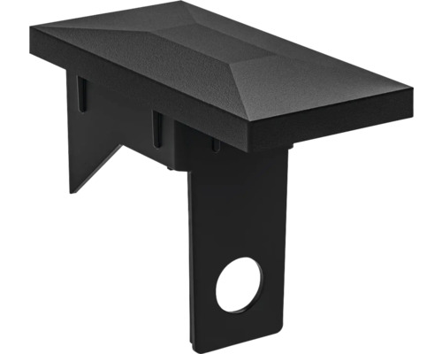 Capuchon de poteau en métal avec trou