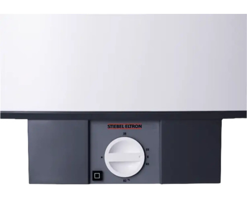 Chauffe-eau électrique avec régulateur de température et logo Stiebel Eltron