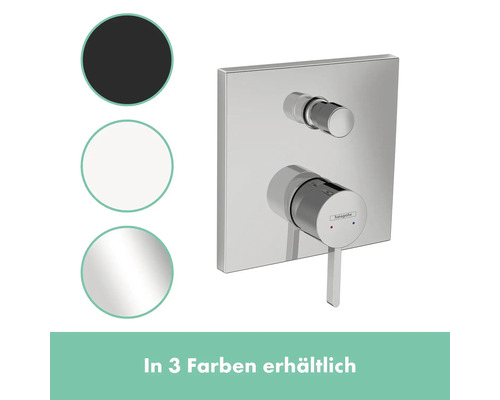 Hansgrohe Set de finition pour mitigeur thermostatique encastré avec inverseur pour une fonction
