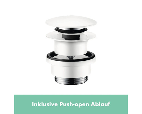 Waschbeckenstöpsel mit Push-Open-Funktion