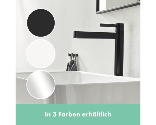 Robinet de lavabo disponible en trois couleurs