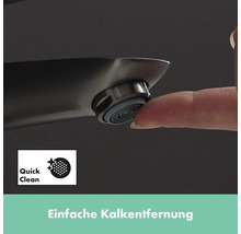 hansgrohe Waschtischarmatur TALIS E brushed black chrom matt 71710340