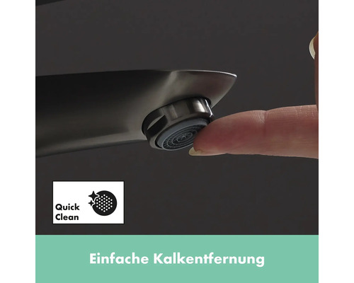 Wasserhahn mit Quick Clean Funktion zur einfachen Kalkentfernung