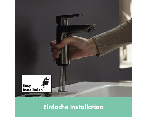 Einhandmischer zur einfachen Installation in einem Waschbecken