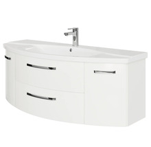Waschtischunterschrank mit Waschbecken und Armatur
