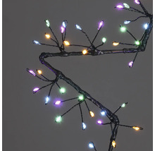 Arbre lumineux décoratif avec fleurs LED multicolores