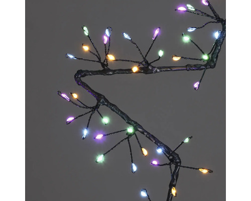 Arbre lumineux décoratif avec fleurs LED multicolores