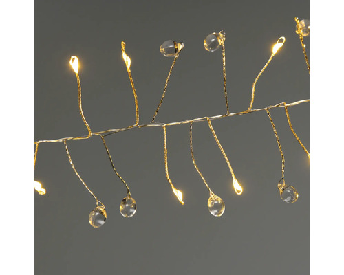 Lichterkette mit Tropfen und LED Leuchten
