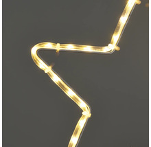 Gros plan d''une guirlande lumineuse en forme d''étoile