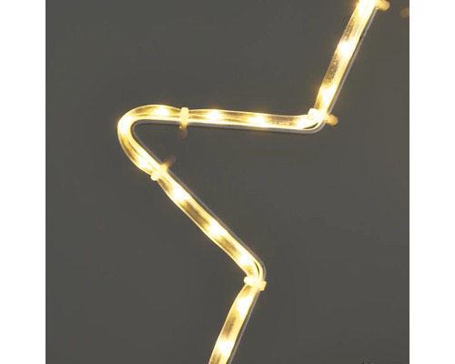 Gros plan d''une guirlande lumineuse en forme d''étoile