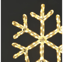 Flocon de neige en tuyau lumineux pour décoration de Noël