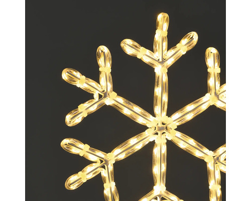 Flocon de neige en tuyau lumineux pour décoration de Noël