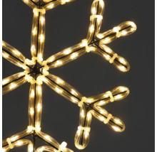 Schneeflocke mit Beleuchtung für die Weihnachtsdekoration