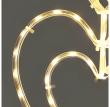 Detailaufnahme einer Lichterkette mit Lichterschlauch