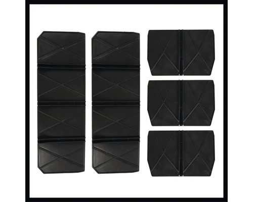 Schwarze Kofferraum-Organizer zur Aufbewahrung von Gegenständen im Auto