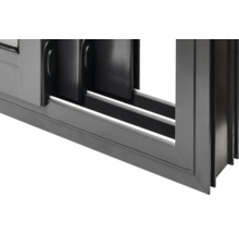 Abri de jardin Palmako Andrea 17,1 m² porte coulissante verre isolant avec plancher 639 x 402 cm trempé