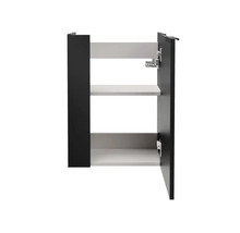Waschtischunterschrank FACKELMANN SBC rechts BxHxT 440 x 600 mm x 243 mm Frontfarbe schwarz matt 86069