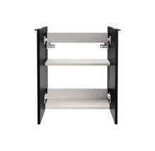 Waschtischunterschrank FACKELMANN SBC BxHxT 520 x 600 mm x 243 mm Frontfarbe schwarz matt 86079
