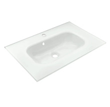 Badmöbel-Set FACKELMANN B.Paris BxHxT 705 x 493 x 465 mm Frontfarbe cubanit grey mit Glaswaschtisch
