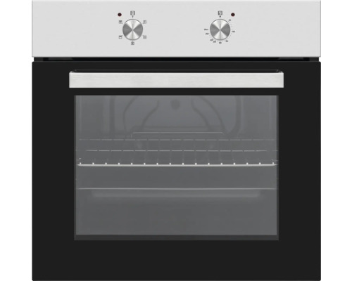 Einbaubackofen mit Glastür und Drehknöpfen