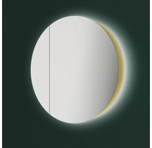 Spiegelschrank DSK Picasso 60 x 8,9 x 60 cm gold 1-türig LED IP 24