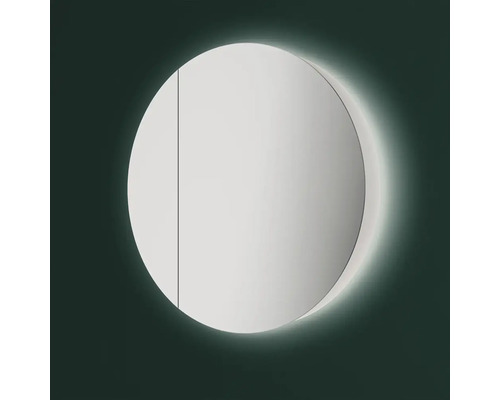 Armoire de toilette ronde avec éclairage