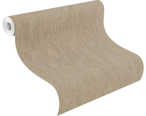 Tapetenrolle mit Holzmaserung