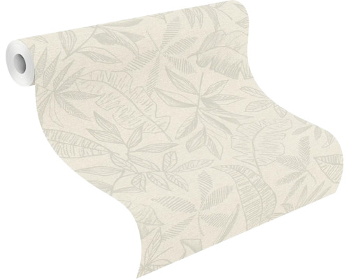 Tapetenrolle mit Blätterdesign