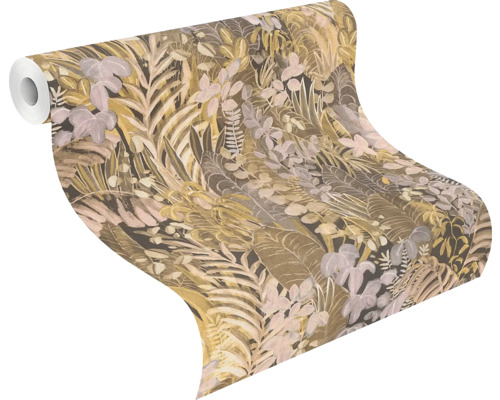 Tapetenrolle mit Blätterdesign