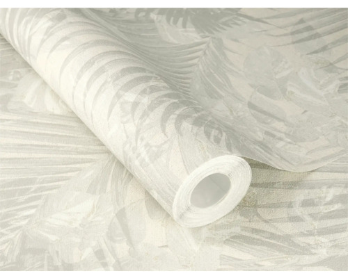 Rouleau de papier peint vinyle avec motif de feuilles