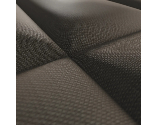 Gros plan de panneaux muraux texturés