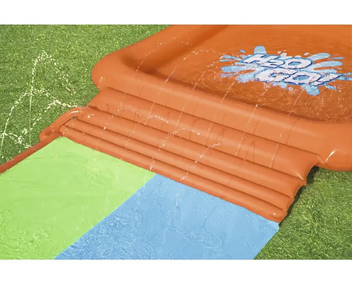 Toboggan aquatique gonflable pour jardin avec fonction de gicleur d''eau