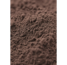 Gros plan de poudre de pigment de terre