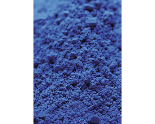 Pigment de couleur bleu en poudre