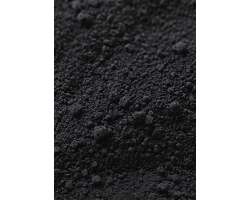 Gros plan de poudre de charbon de bois