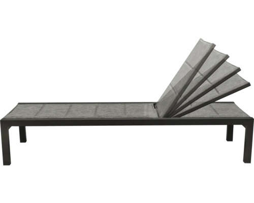 Verstellbare Gartenliege aus Metall
