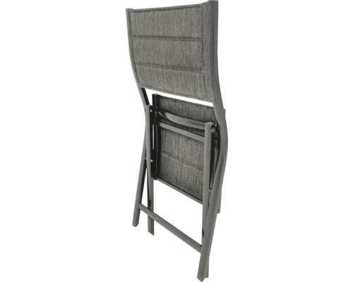 Zusammengeklappter Klappstuhl