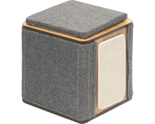 Katzenmöbel mit Schlafplatz, Kratzbrett und Sitzkissen